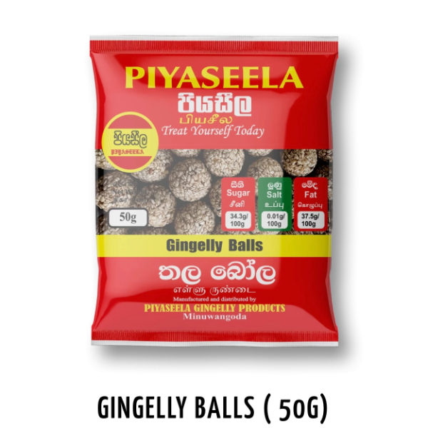 Piyaseela Gingelly Balls 50G - PIYASEELA - Confectionary - in Sri Lanka