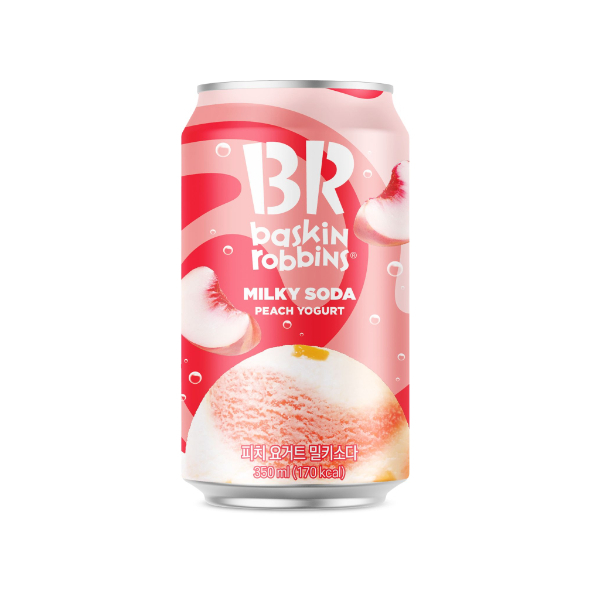Baskin Robbins Peach Soda 350Ml - BASKIN ROBBINS - Soft Drinks - in Sri Lanka