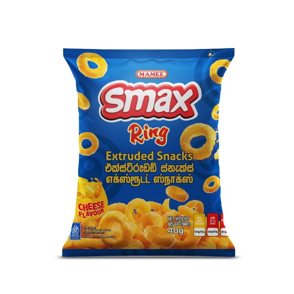 Mamee Smax Rings Cheese Flavour 40G - MAMEE - Snacks - in Sri Lanka