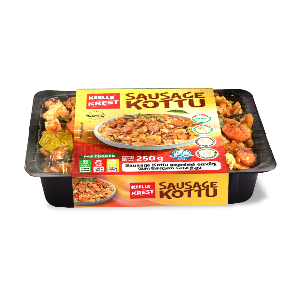 Keells/Krest Sausage Kottu 250G - KEELLS/KREST - Frozen Rtc Snacks - in Sri Lanka