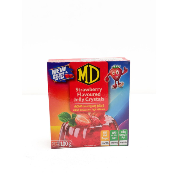 Md Jelly Crystal Strawberry 100 G - MD - Dessert & Baking - in Sri Lanka