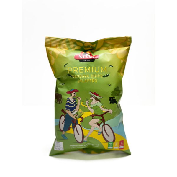 Noas Premium Cassava Chips Jalapeno 100G - NOAS - Snacks - in Sri Lanka
