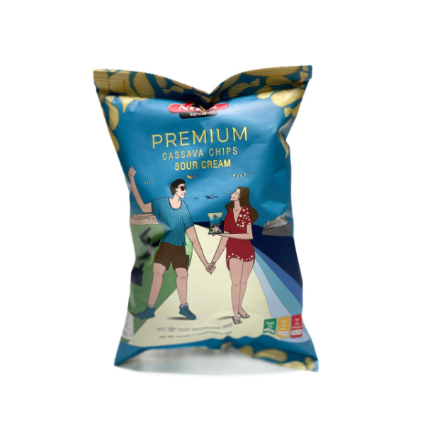 Noas Premium Cassava Chips Sour Cream 100G - NOAS - Snacks - in Sri Lanka