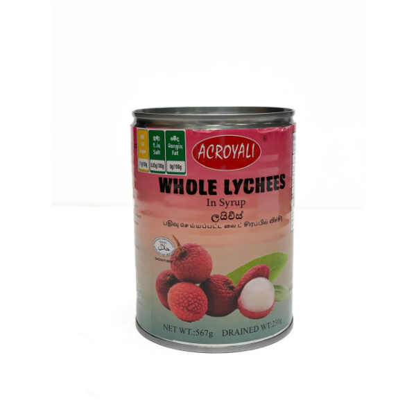 Acroyali Lychees 567 G - ACROYALI - Processed/ Preserved Fruits - in Sri Lanka