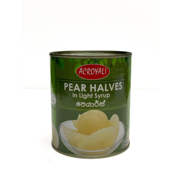 Acroyali Pear Halves In Syrup 825 G - ACROYALI - Processed/ Preserved Fruits - in Sri Lanka