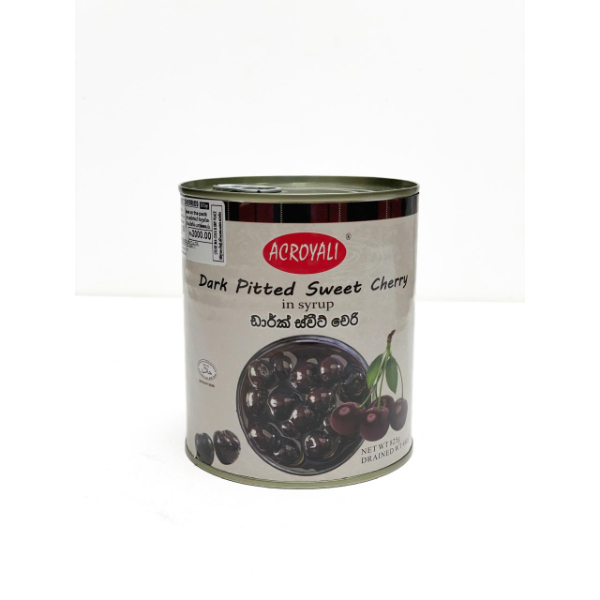 Acroyali Dark Sweet Pitted Cherry 825 G - ACROYALI - Processed/ Preserved Fruits - in Sri Lanka