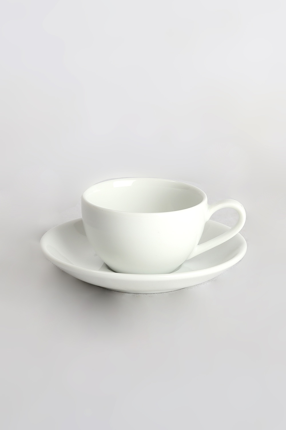 Odel White Ceramic 109ml Coffee Cup And Saucer | Odel.lk