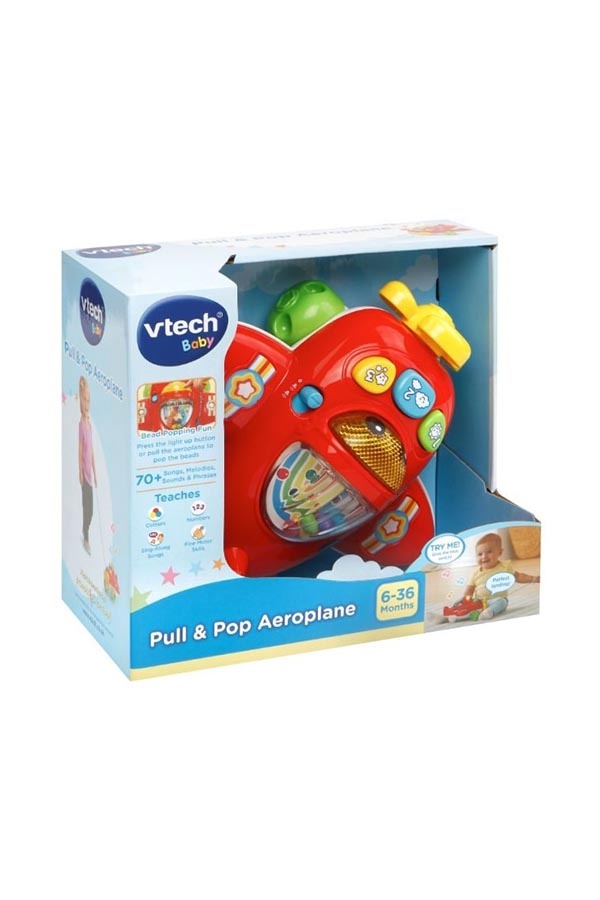 Vtech pull & pop clearance aeroplane