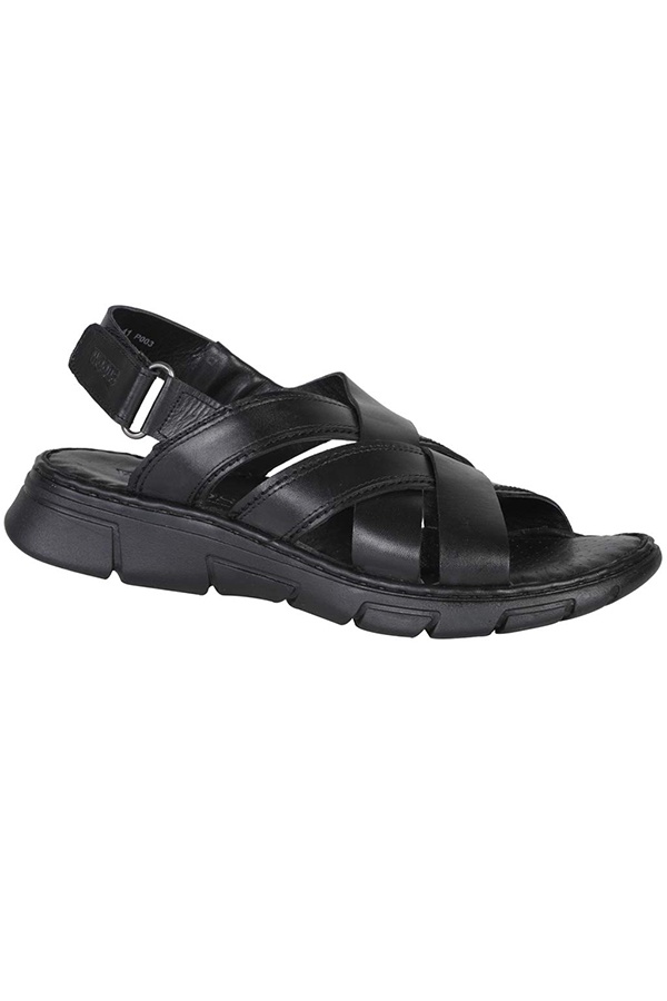 Woodland deals black sandals