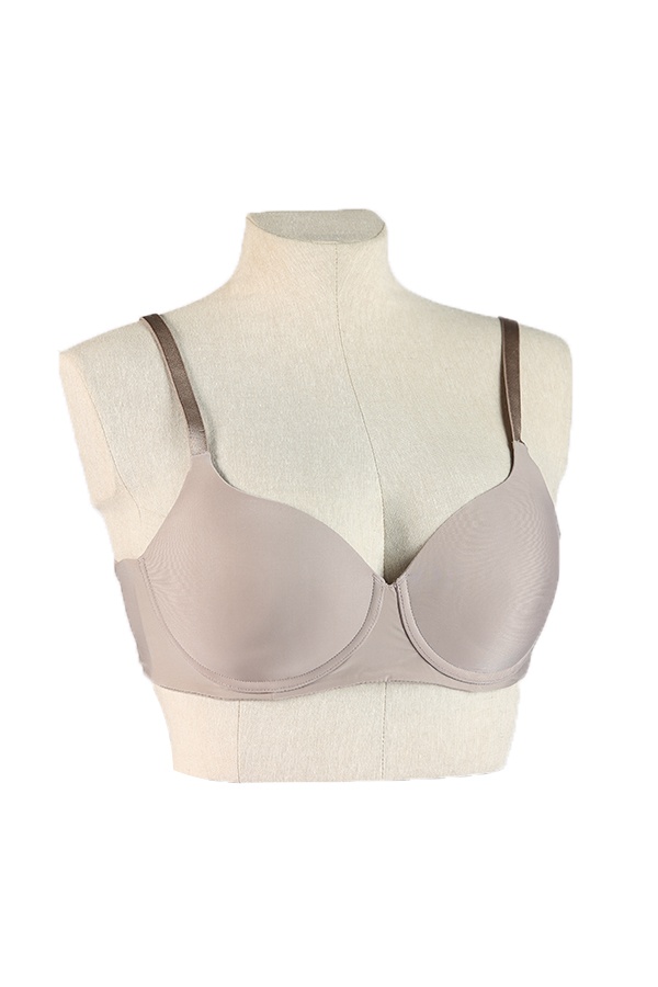 Triumph T Shirt Bra 60 Invisible Wired Padded Body Make-Up Everyday Bra  Grey