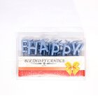 Party Hat Metallic Happy Birth Day Candle Set - in Sri Lanka
