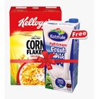 Kelloggs Corn Flakes 475G With Kotmale Full Cream Milk Uht 1L Free - in Sri Lanka