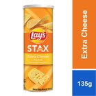 Lays Stax Extra Cheese Potato Chips 135G - in Sri Lanka