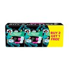 WHISPER SANITARY NAPKINS BINDAZ NIGHT ULTRA XL WINGS 15S BUY 2 GET 1 FREE - in Sri Lanka