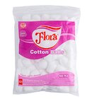 Flora 100% Cotton Balls 100 Pcs - in Sri Lanka