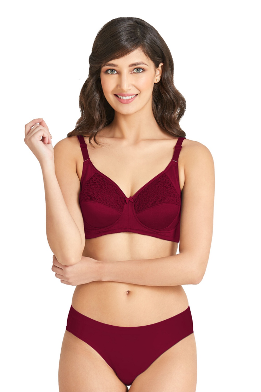 1To Finity Women's Padded Back Stone Lace Bralette Bra.Must for marriage,  parties, disco, night outs.perfect matching with jeans, jeggings, saree