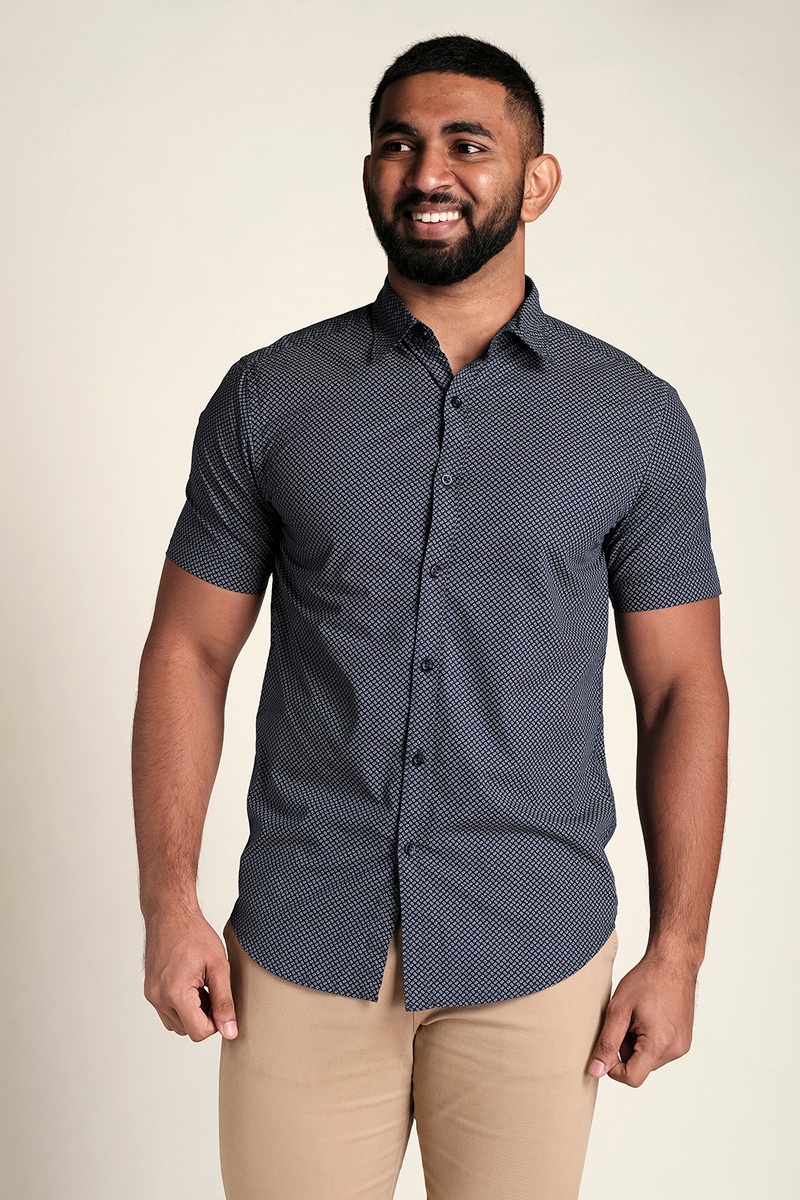 Odel Printed Short Sleeves Shirt | Odel.lk