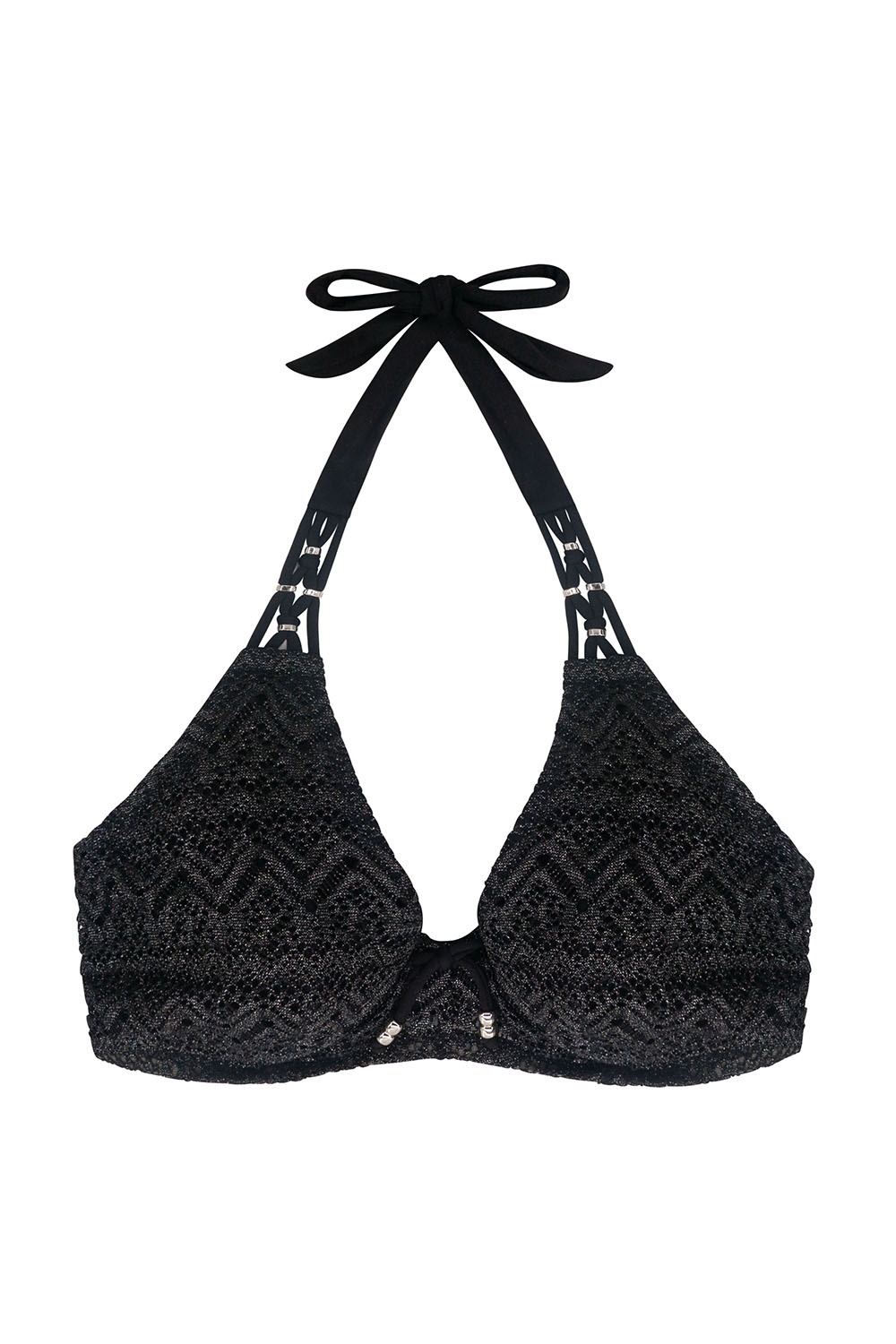Dorina Corfu Black Plunge Bikini Top | Odel.lk