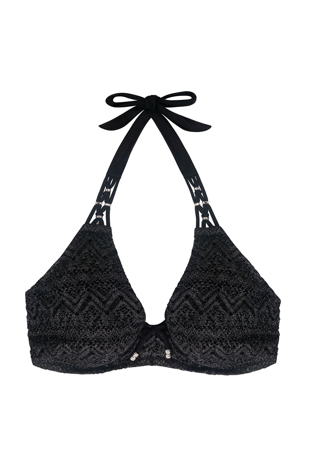 Dorina Corfu Black Plunge Bikini Top