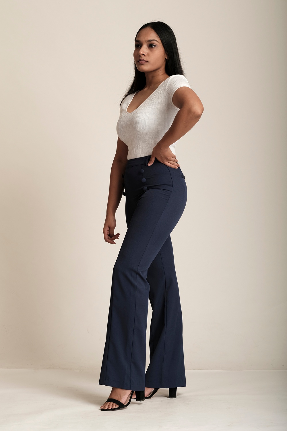Odel Solid Colour Palazzo Pant