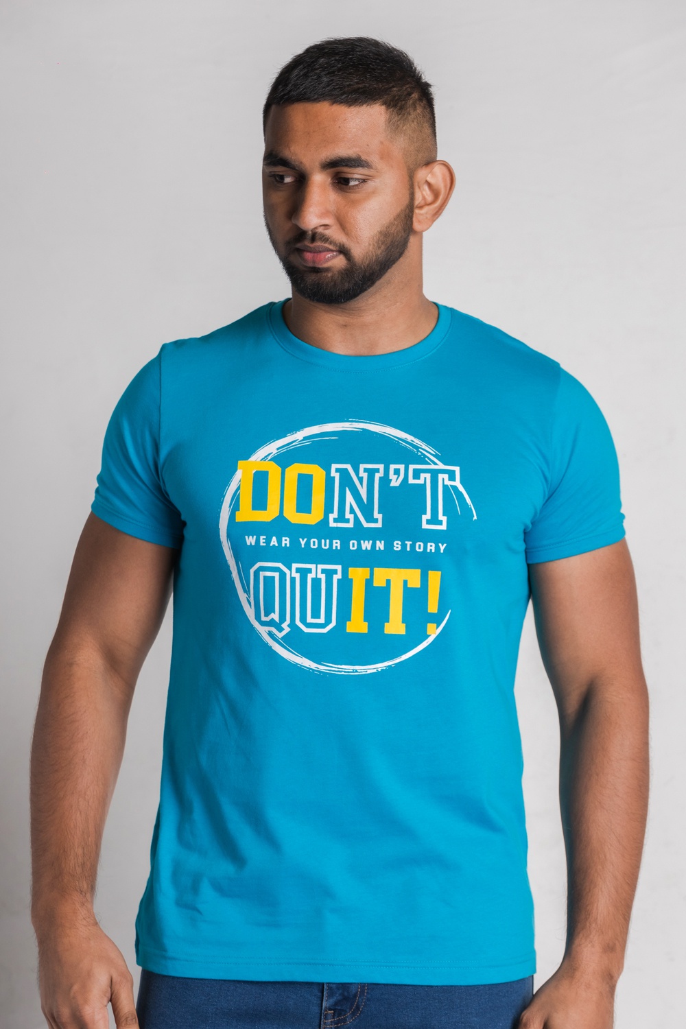 Wyos Slim Fit Printed Crew Neck Tshirt | Odel.lk