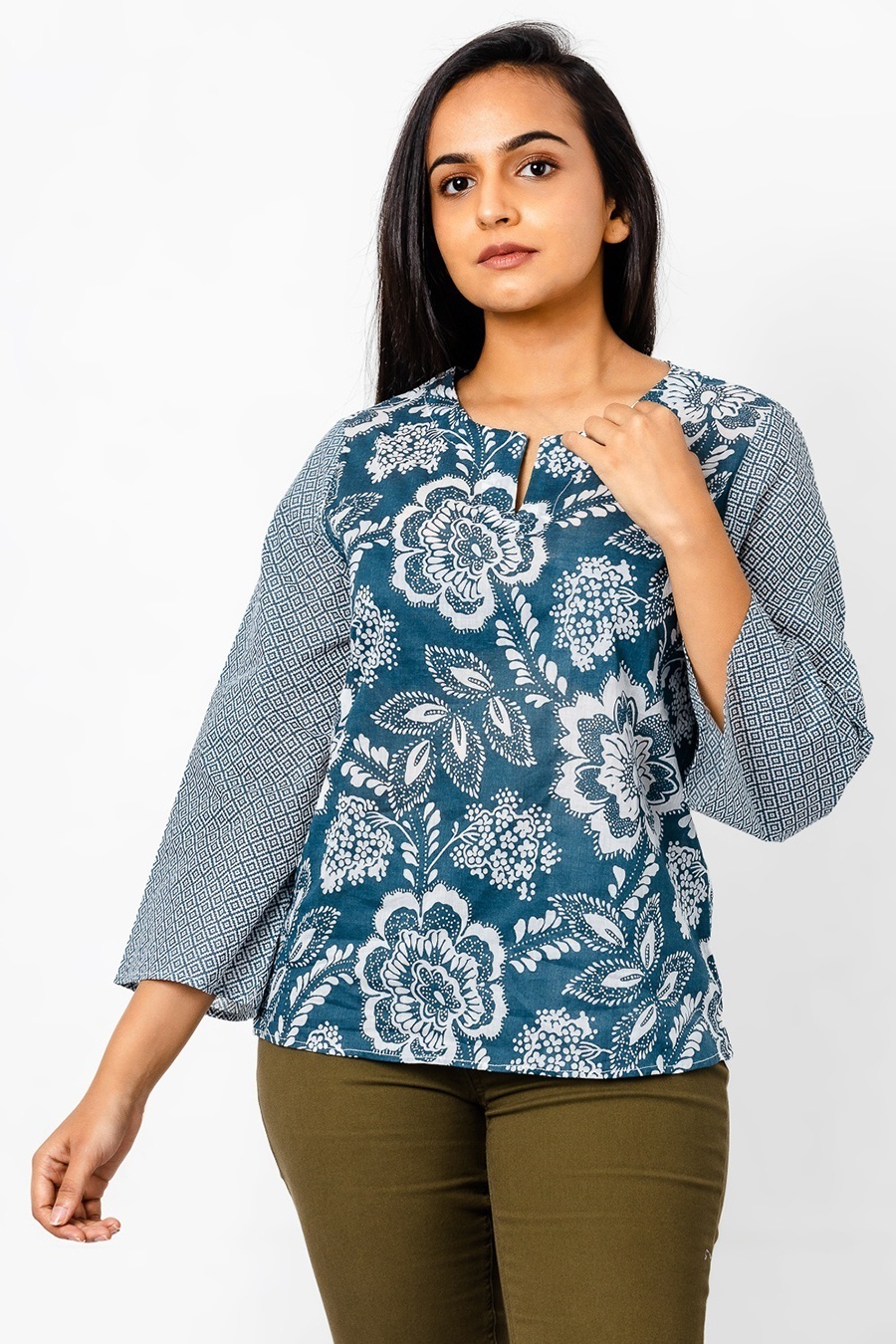 Odel Printed Tunic Top | Odel.lk