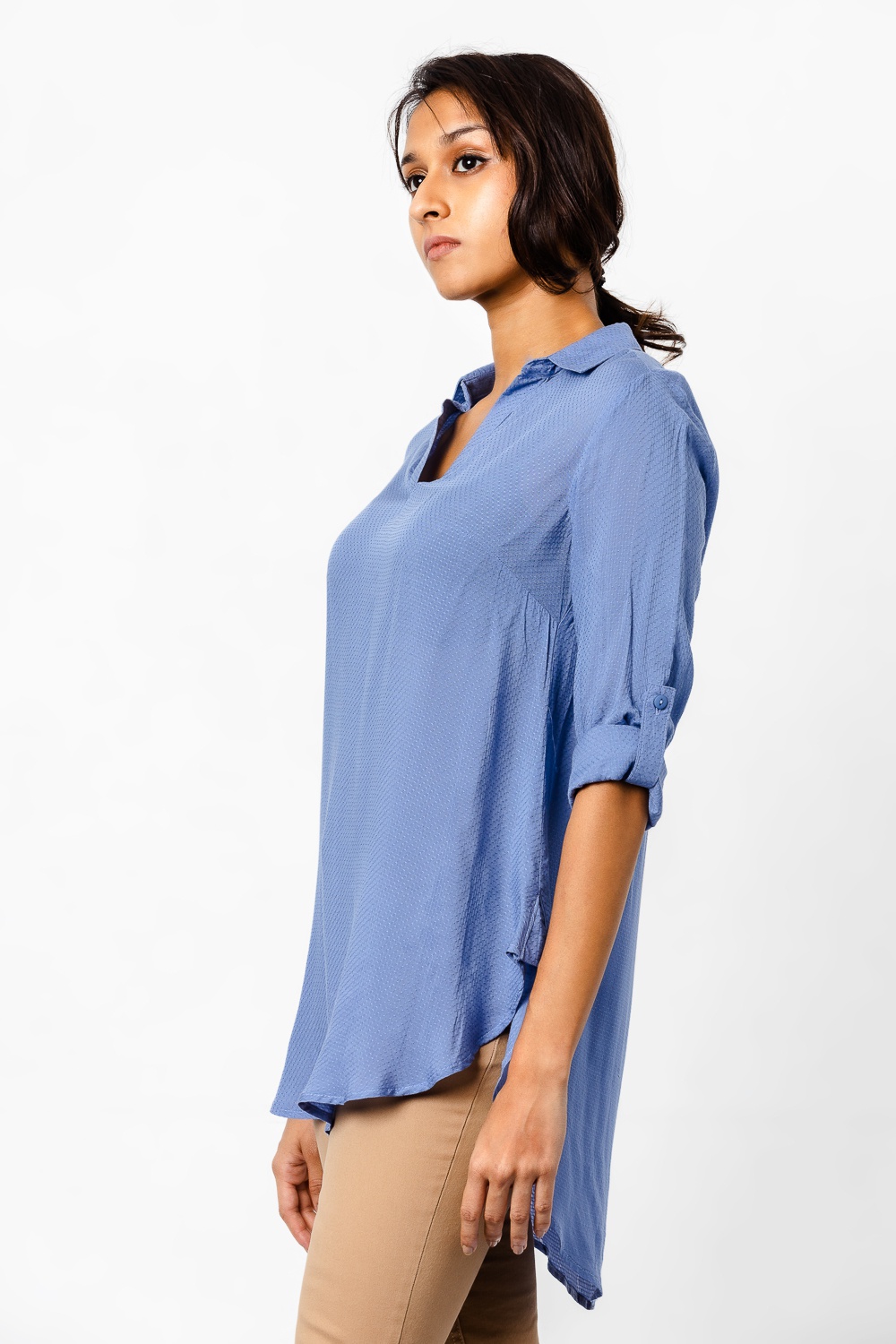 Odel Blue Tunic Top