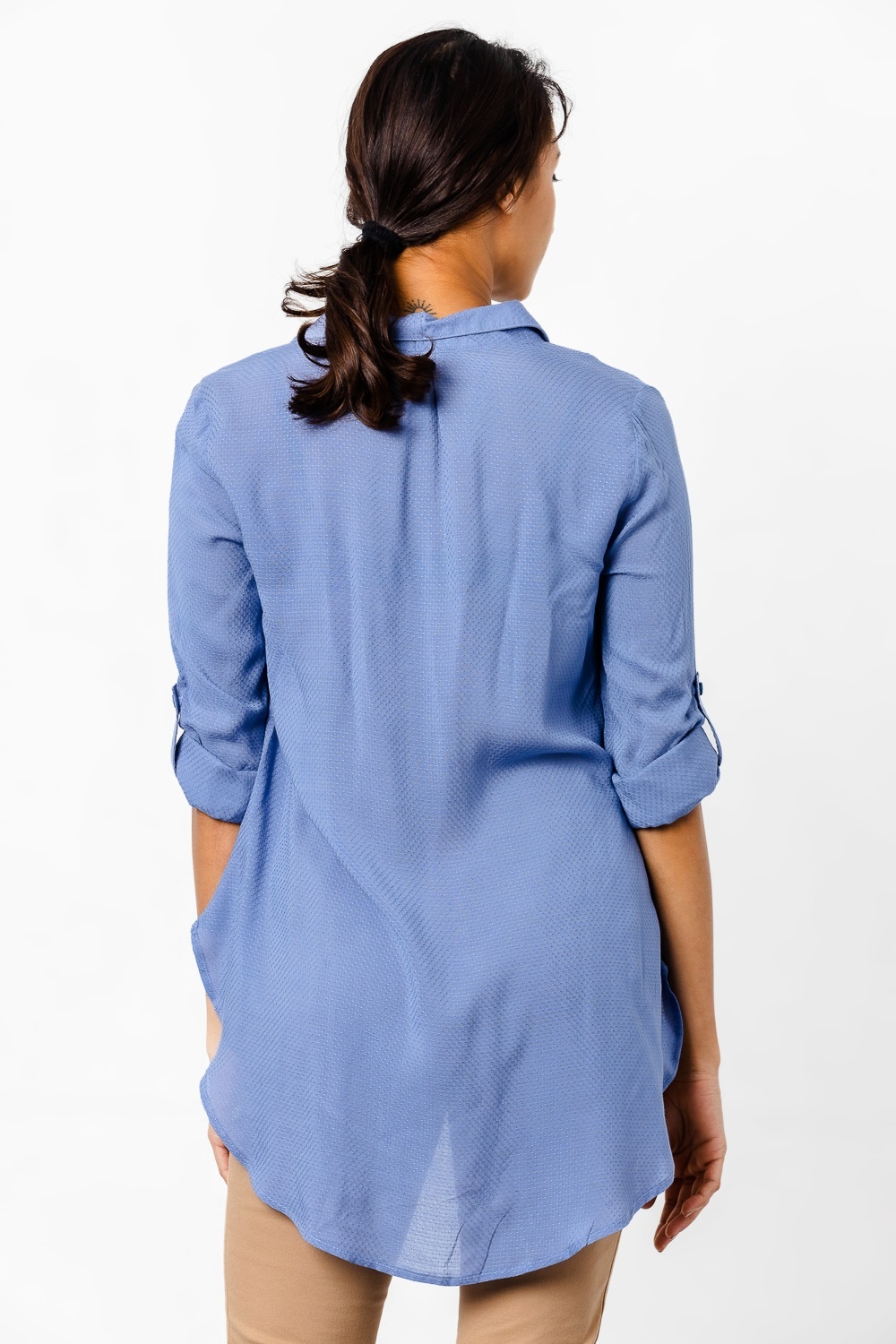 Odel Blue Tunic Top