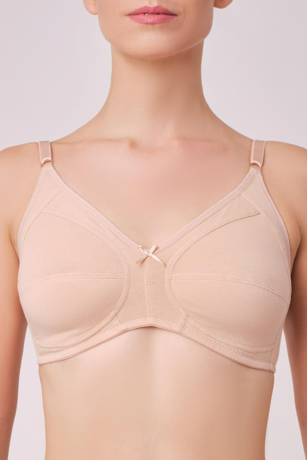 Odel Non Wired unlined Nude Color Cotton Bra