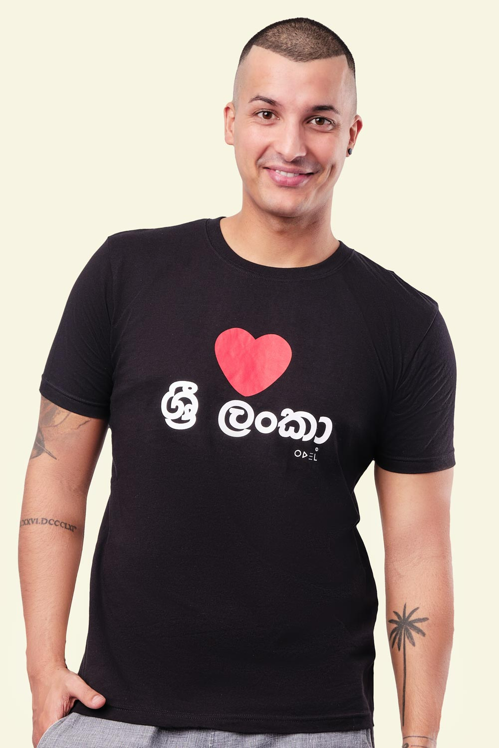Luv Sl Unisex Love Sri Lanka Sinhala Print Tshirt Odel.lk