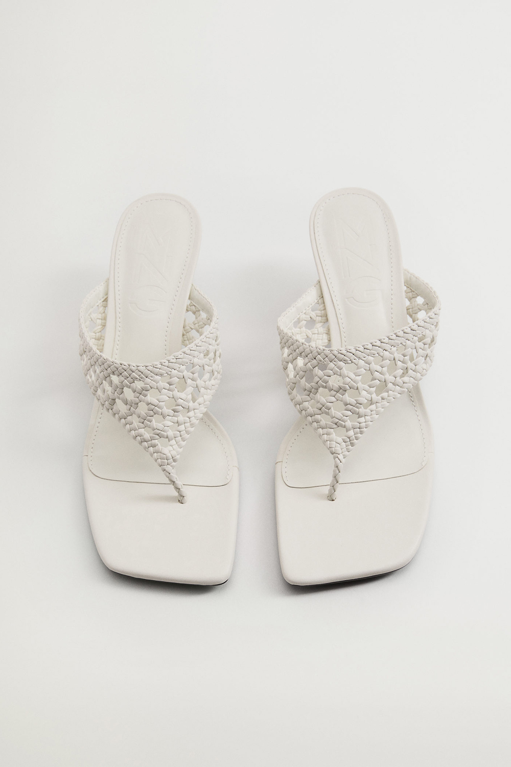 Mango discount plaited sandals