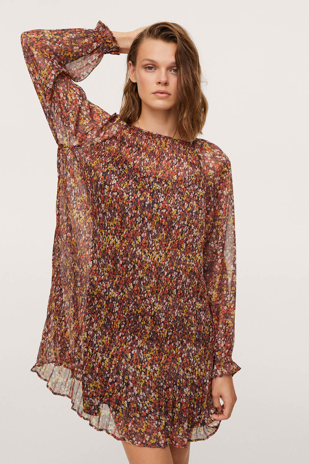 Mango best sale flowy dress