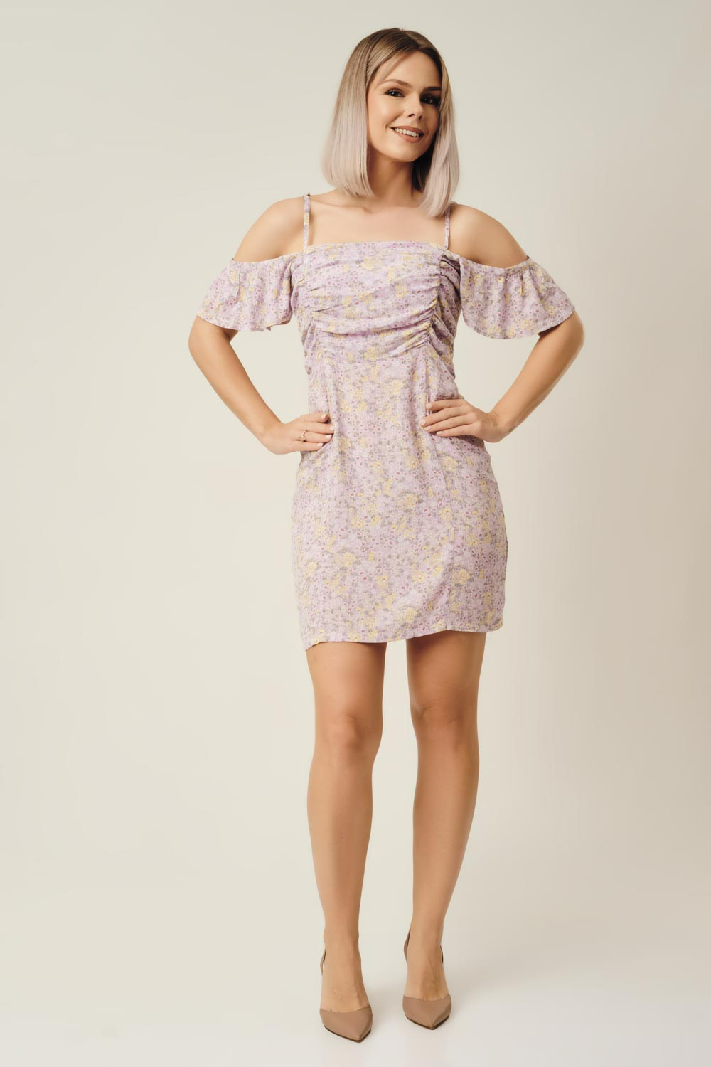 Front Gathered Dress