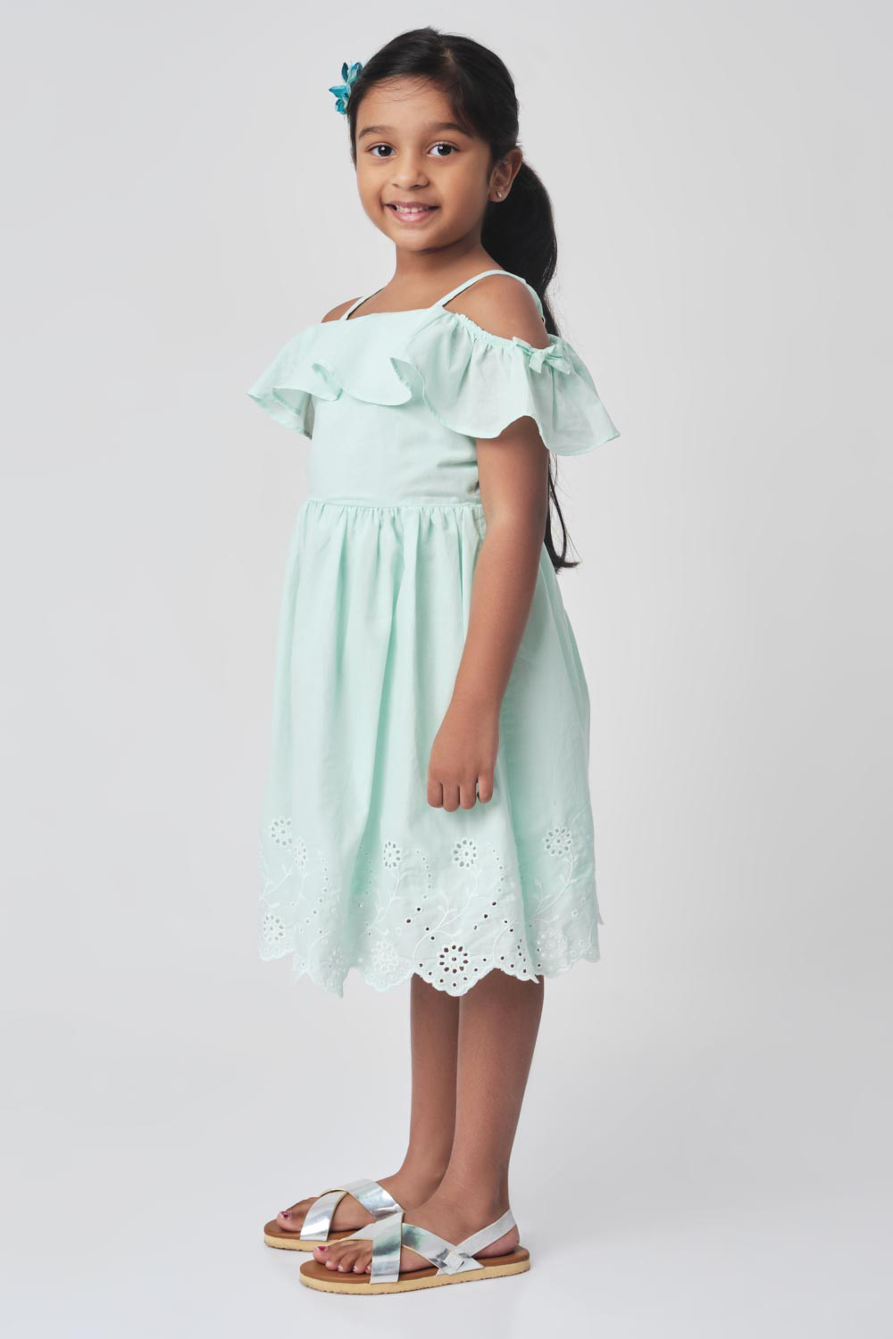 Girls mint outlet green dress