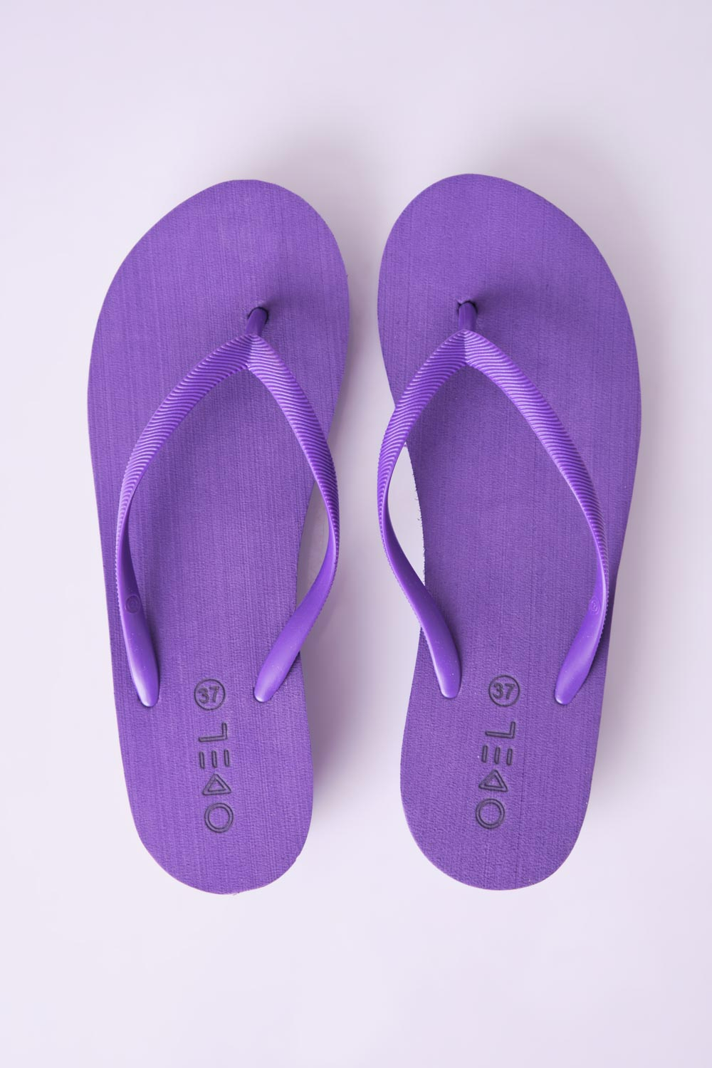 Odel Purple Half Wedge Flip Flops | Odel.lk