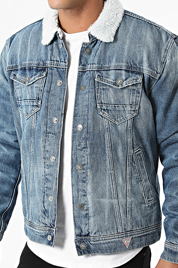 guess mens denim jacket