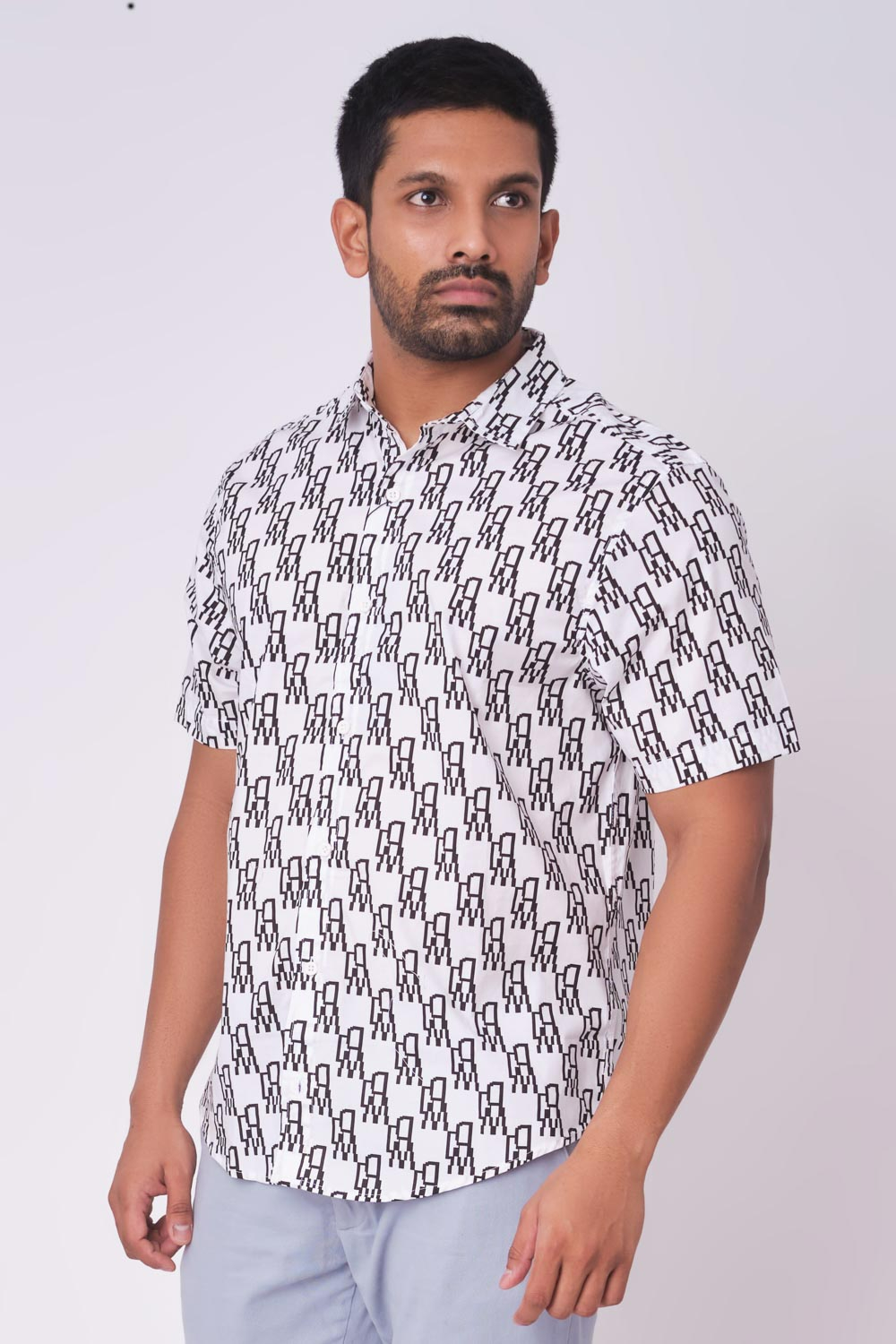 Odel Printed Short Sleeve Shirt Odel Lk