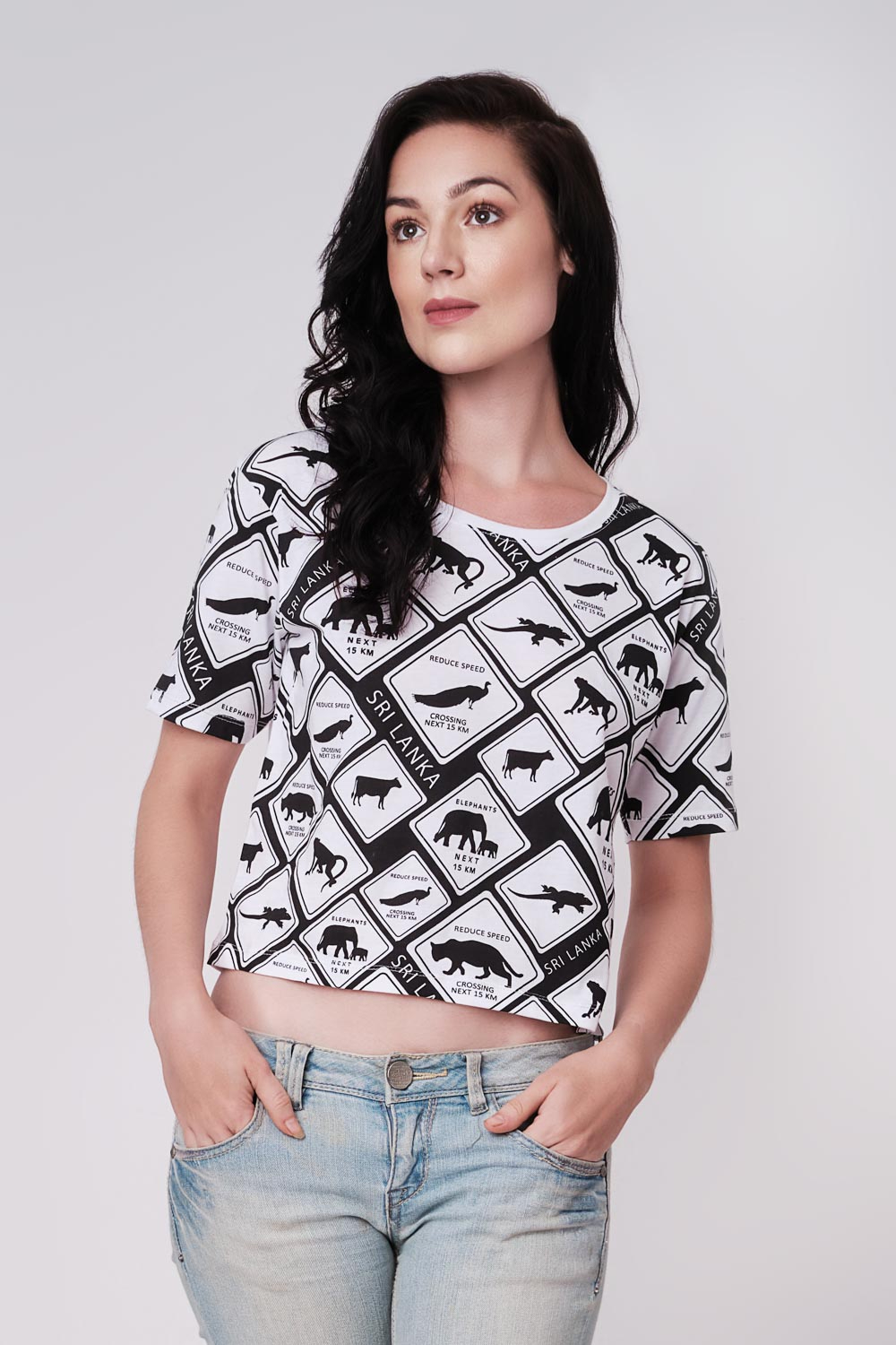 LIVE LOVE SL CROPPED TOP