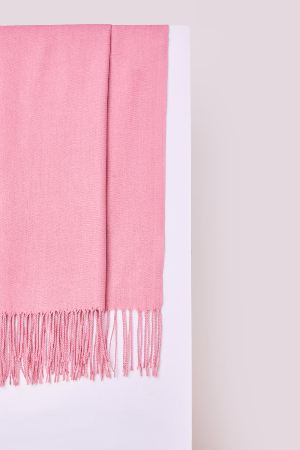 Dark store pink shawl