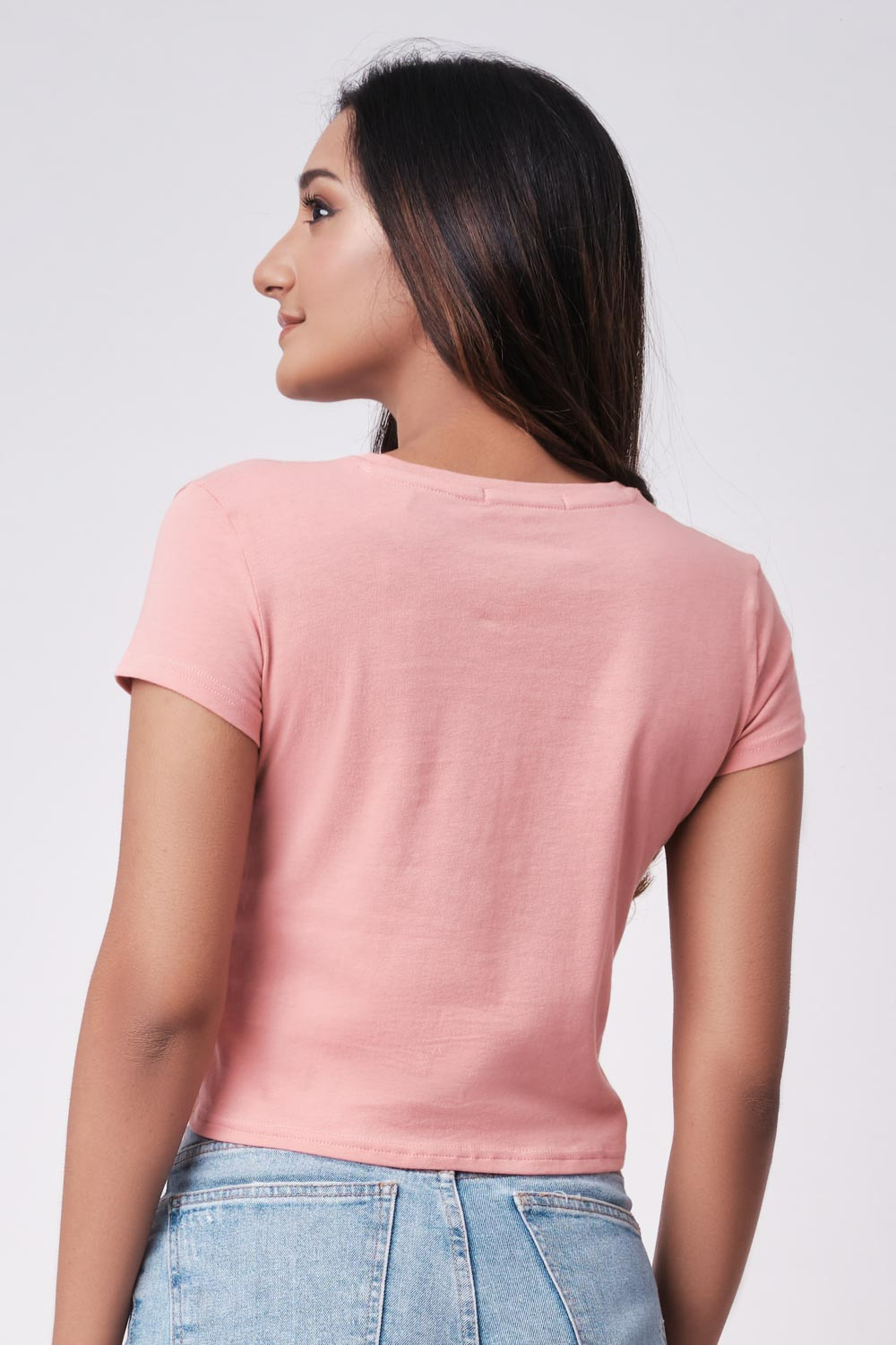 Odel Basics Light Pink Short Sleeve Tshirt Dress