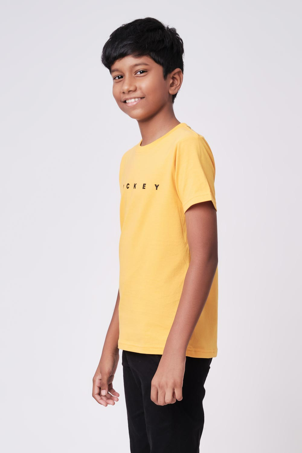 Boys yellow t shirt hotsell