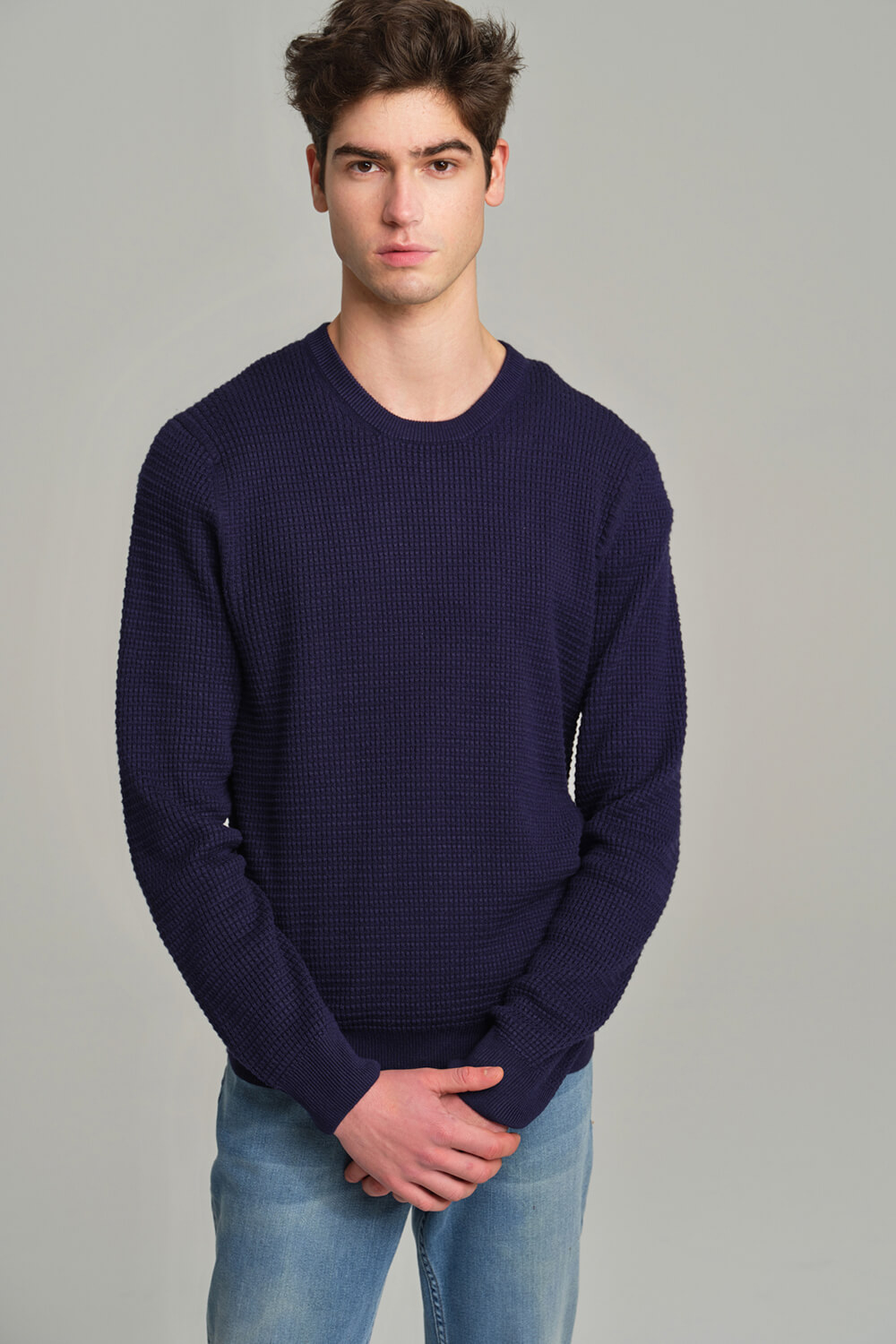 Sacoor Brothers Dark Blue Sweaters | Odel.lk