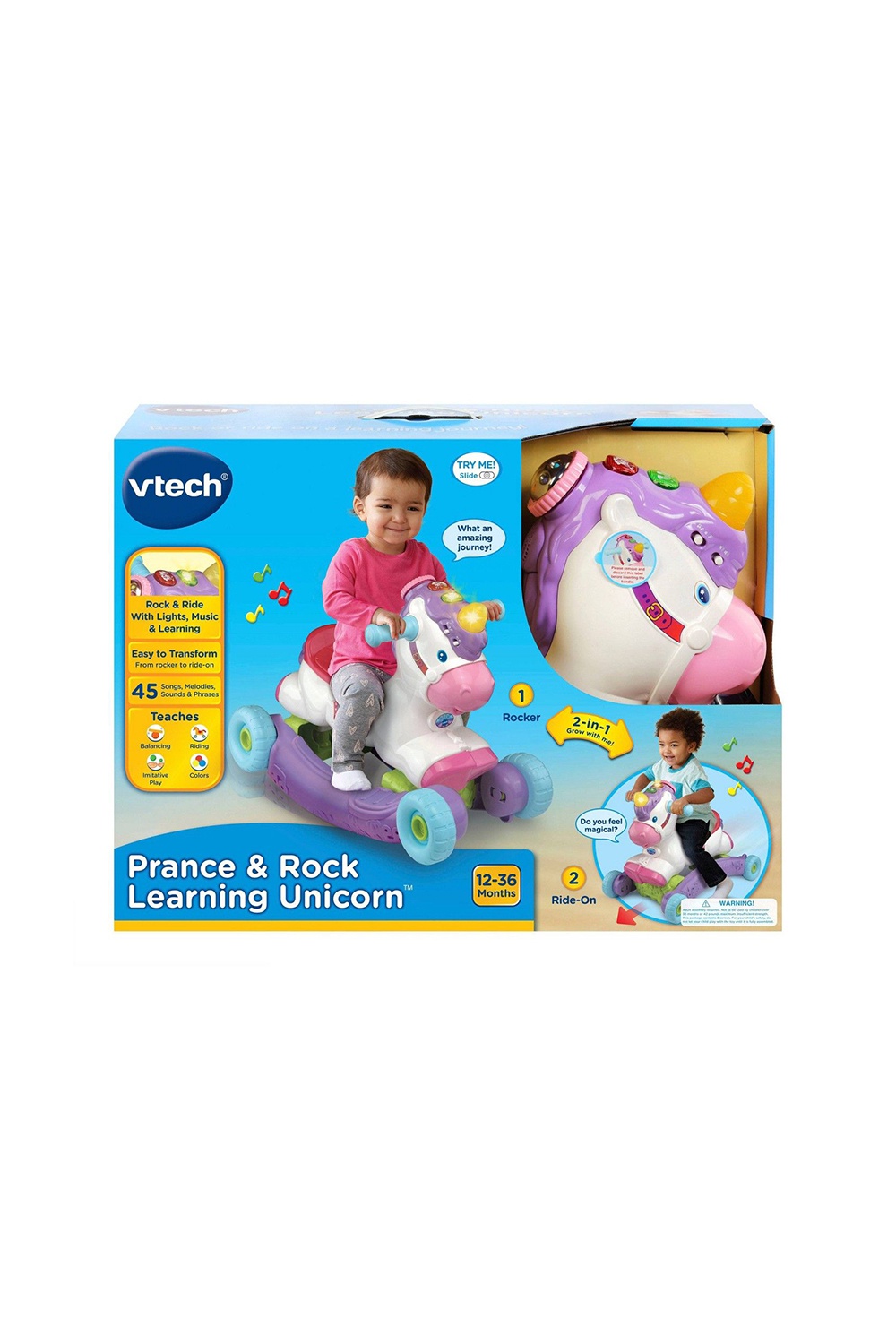 Vtech rock store and ride unicorn