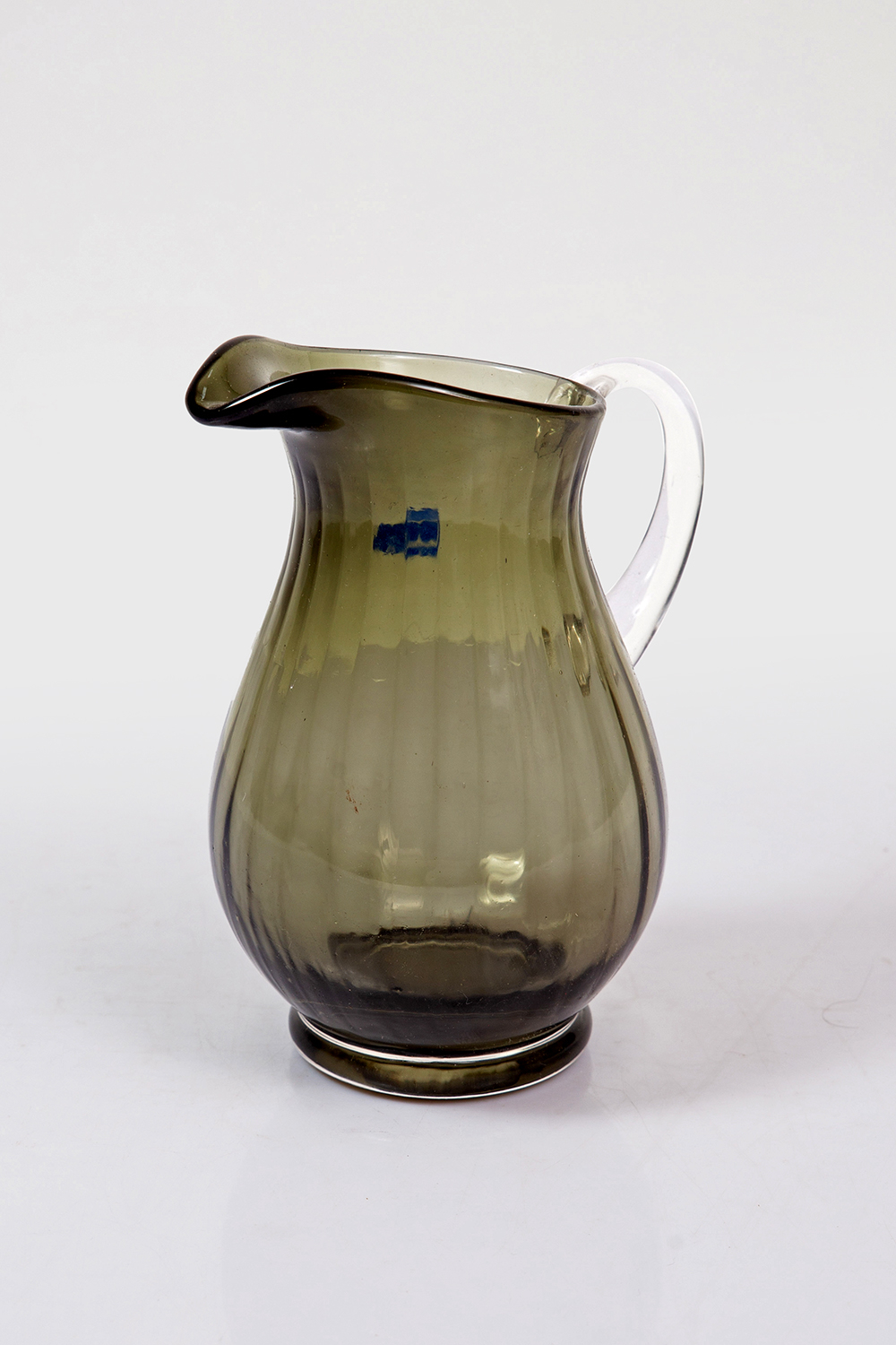 Odel Black Line Textured Glass Jug 11x18cm Odel.lk
