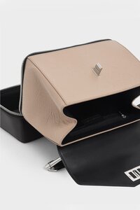 charles and keith wrinkled effect saddle bag