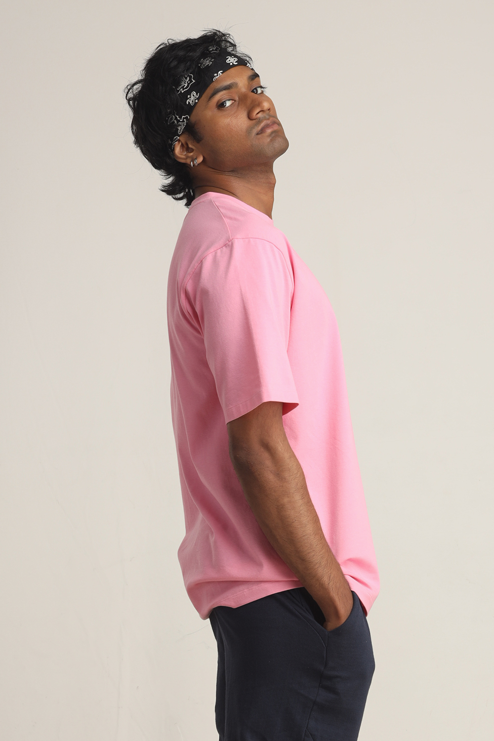 Bubblegum pink t store shirt