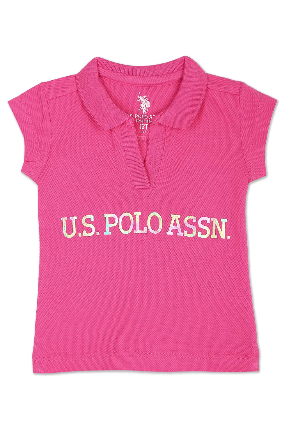 U.S. POLO ASSN. Brand Print Cotton Polo Shirt