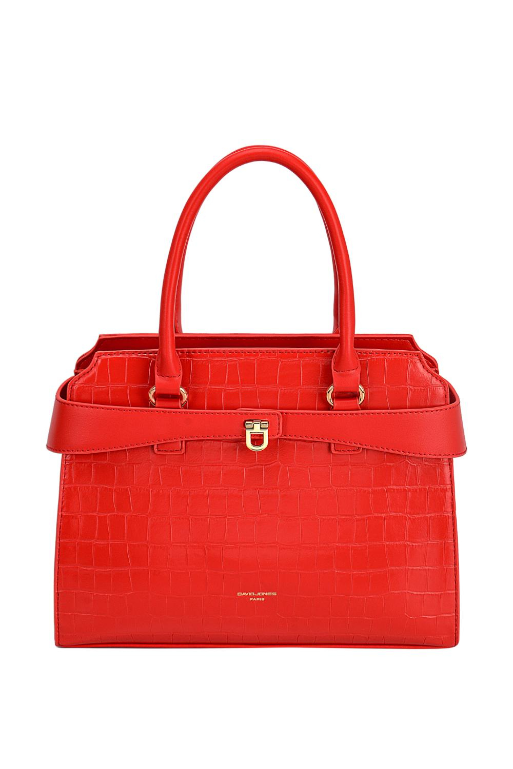 David Jones Red Women's Tote Bag | Odel.lk