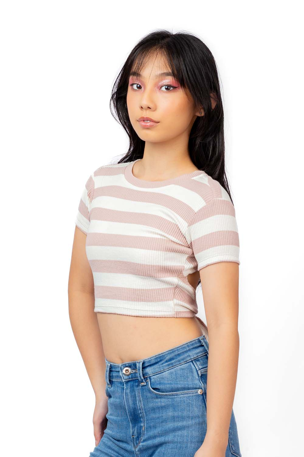 Odel White Cut Out Crop Top
