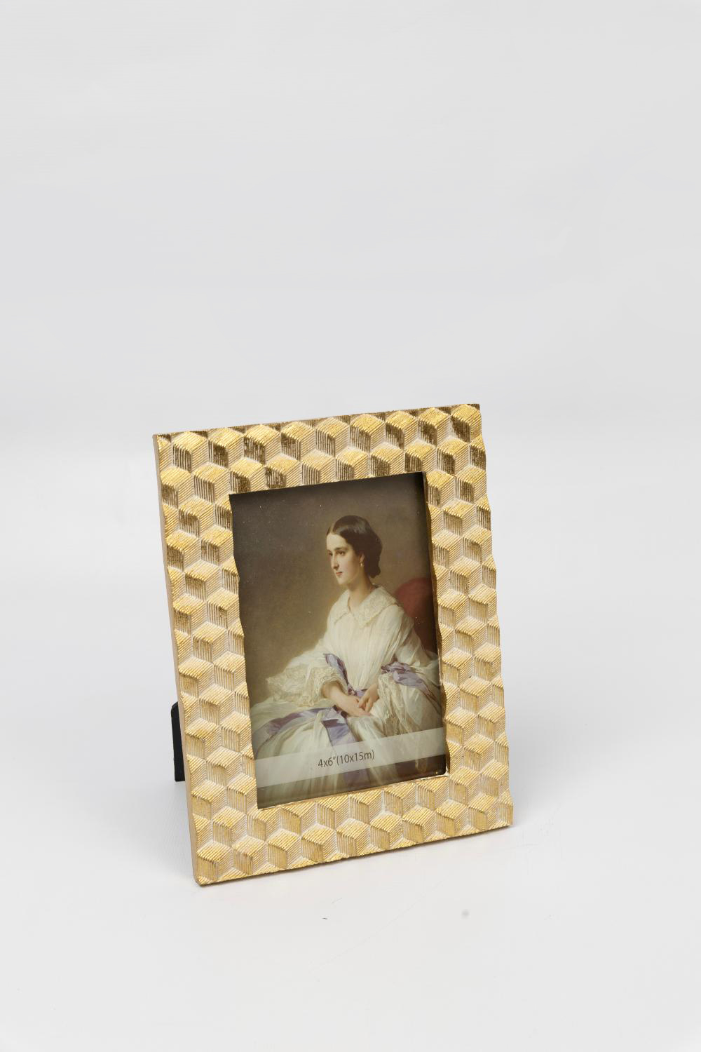 Odel Gold Check Photo Frame 4x6 | Odel.lk